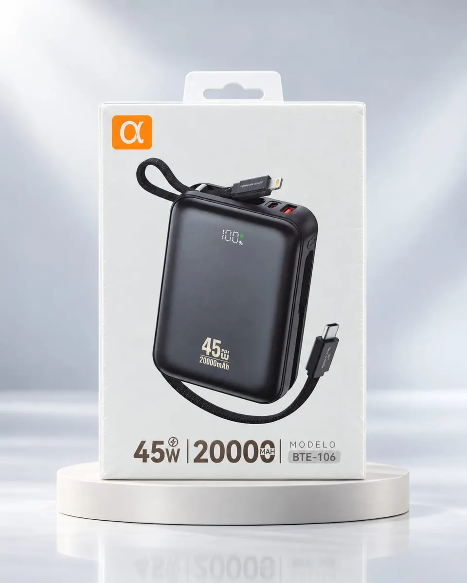 Power Bank 20.000 mAh 45W