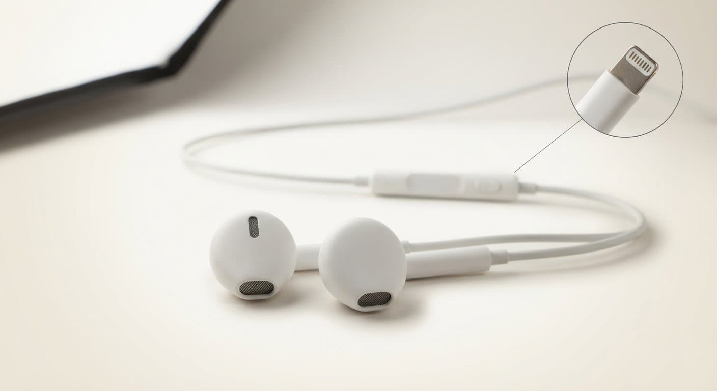 Fone de Ouvido Lightning (iPhone)